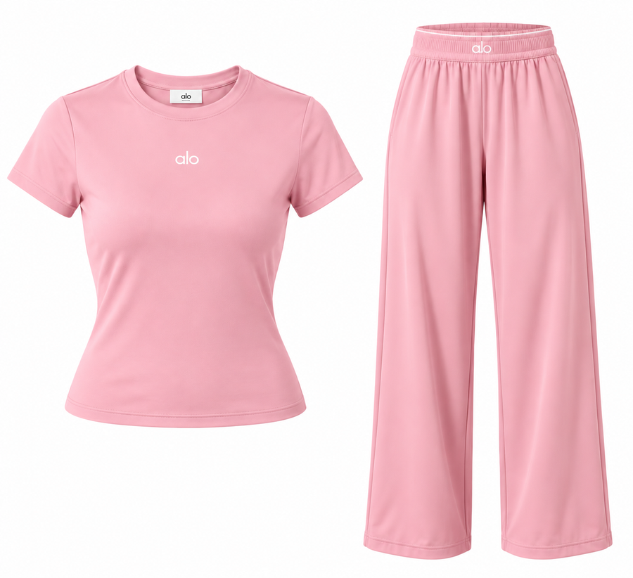 Ensemble Alo rose saumon